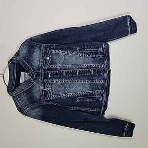 Warehouse One large button down jean jacket